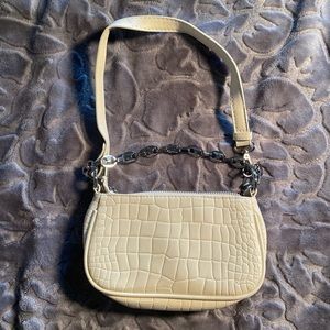 SHEIN minimalist tote bag w chain handle